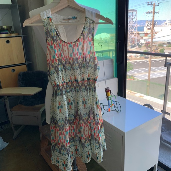 Vintage Havana Printed Dress Tween Teen L 12y - Picture 9 of 11